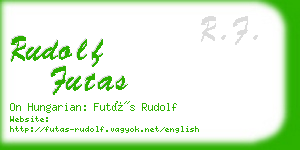 rudolf futas business card